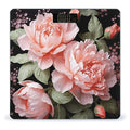 Peony Flowers Rose Bathroom Scale Rounded Smart Scale for Body Weight Automatic Power On/Off Weight Scales Accurate Bathroom Digital Scales for Pet Home Bedroom Kitchen