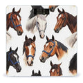 Women's Fashion Automatic Switch Digital Bathroom Weighing Scale Smart Scale Animal Wild Horse Painting
