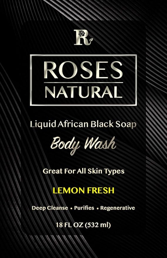 African Black Soap Body Wash (LEMON FRESH)