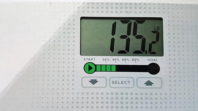 Health o Meter The Doctors Digital LED Glass Bath Scale With Progress Bar