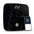 Nautica Body Tracker Digital Bathroom Scale Bluetooth-Enabled Smart Scale with BMI Body Fat Muscle Mass Tracking &amp More Syncs with Smartphone App for Body Composition Tracking 440 Lbs.