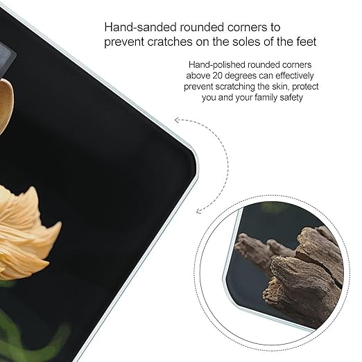 Resin Squirrel Digital Bathroom Scale for Body Weight Weighing Scale with Backlit LCD Display High Precision Measurements &amp Measures Weight Up to 180kg