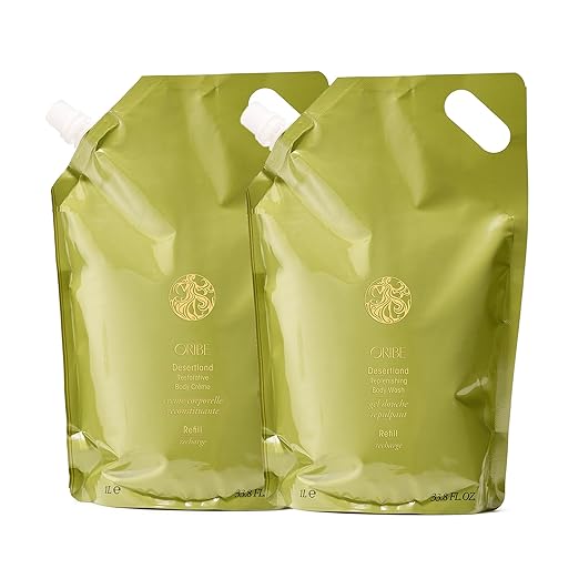 ORIBE Desertland Replenishing Body Wash Refill + Restorative Body Crème Refill Bundle