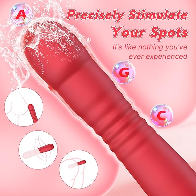 Handheld Vibrating Massager - Clitioral Relaxes Muscles Tool Viboators Toy Couples Clitioral Sucker High Frequency Silent Personal Massage Adult Tools Relaxation Portable PO1W02 (Black) (red)