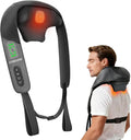 Snailax Cordless Neck Shoulder Massager with Graphene Heating Deep Tissue 4D Shiatsu Neck Massager for Pain Relief Rechargeable Back Massager with Upgraded Massage Heads for Deeper Muscle Relaxation