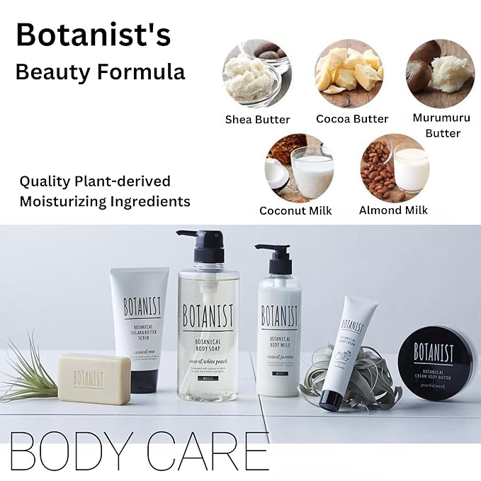 Botanist Organic Body Wash &amp Shampoo Set Natural Shower Gel For Women Dry Skin Sulfate Free Shampoo for Oily Hair with Natural Keratin &amp Honey from Japan Silicone &amp Paraben Free 32.0 Fl