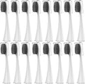 Replacement Toothbrush HeadsCompatible for Seago S9 S1 S6 S8 S21 S26 S28 SG540 SG860 SG861 SG986 SG987 SG988(16pcs White)