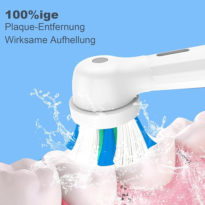 Brush Heads Compatible with Oral B IO 2/3/4/5/6/7/8/9/10/Deep Clean Series Electric Toothbrush IO Toothbrush Heads (12 Black/White)