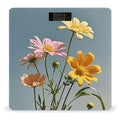 Beautiful Flowers Smart Scale for Body Weight Accurate Bathroom Scale with LED Display Digital Weight Scales Weighing Machine High Precision Scales for Bath Home