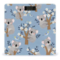 Women's Digital Bathroom Weighing Scale Automatic Switch Energy Saving Scale Smart Scale for Body Weight Cute Cartoon Koala Floral