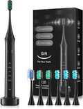 bluelk Electric Toothbrush for Adults and Kids- Sonic Toothbrush with 6 Brush Heads in 3 Types Rechargeable with 5 Modes and Built-in Smart Timer Hsa Store Eligible Items