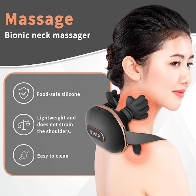 4D Neck Massager with LED Display