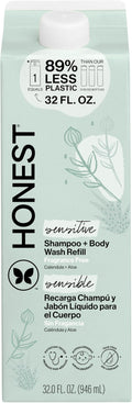 The Honest Company 2-in-1 Cleansing Shampoo + Body Wash Gentle Enough for Baby Dermatologist Tested Tear-Free Hypoallergenic Fragrance-Free