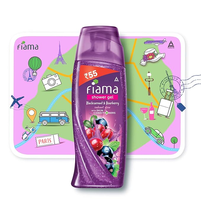 Fiama Di Wills Shower Gel BlackCurrant &amp BearBerry - 100 ML