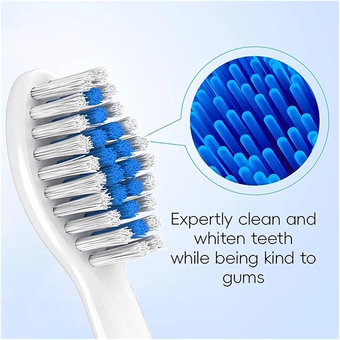 Replacement Toothbrushes Head Compatible for 1100 2100(White-20 Pcs)