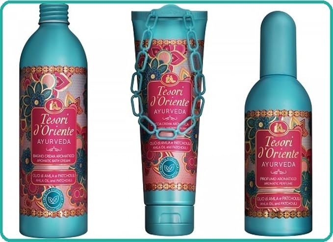 Tesori d'Oriente: Ayurveda Aromatic Shower Cream - 250 Ml (8.45us Fl Oz) pack of 12