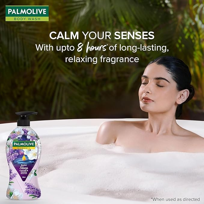 Pal..molive Moments Range Restful Sleep Body Wash 750ml Shower Gel