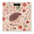 Lovely Hedgehog Weight Scale Large Bathroom Scales Digital Weight with Bright LED Display Non Slip Automatic Weighing Scale Fashion Weighing Machine for Body