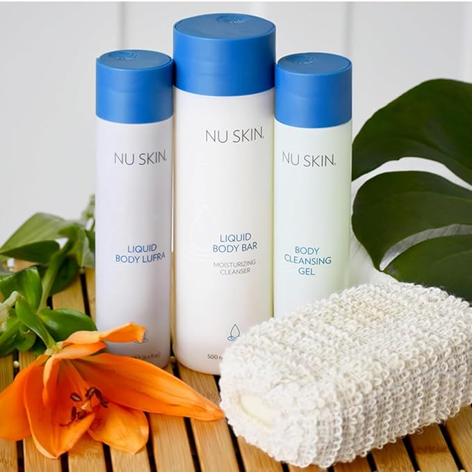 Nu Skin Liquid Body Bar | Moisturizing Cleanser for Soft Refreshed Skin | Gentle Body Wash with Light Invigorating Fragrance | 16.9 oz | 2 Pack