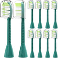 10Pack Toothbrush Replacement Heads Compatible for Philips One Series Sonicare(Green)