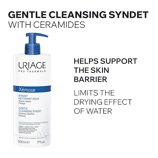 Uriage Xémose Face &amp Body Wash For Dry Skin Extra-Gentle Foaming Cleanser Long-Lasting Comfort Helps Support The Skin’s Natural Moisture Barrier Fragrance &amp Soap-Free Physiological Ph