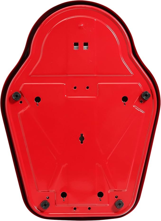 Salter Pro-Helix Professional Oversized Bathroom Scale with Black/Red Powder-Coated Steel Coated Base Anti-Slip Bath Mat 400 LB Capacity Analog Scale 18.25 x 13.0 Inch Black/Red