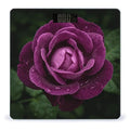 Deep Purple Rose Weight ScaleClear LED Display Bathroom Digital Weighing ScaleTempered Glass Digital Bathroom Scale for Body Weight Capacity Up to 400 Lbs