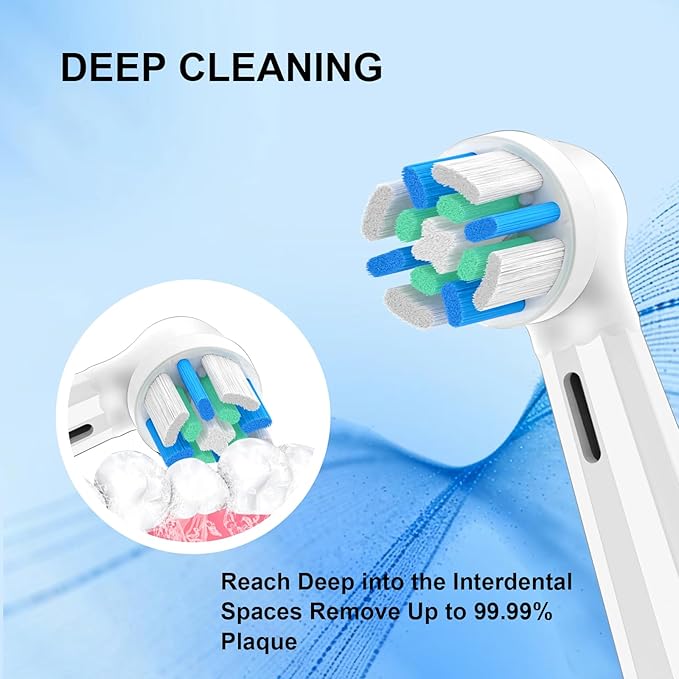 IO Replacement Heads Compatible with Oral B iO 2/3/4/5/6/7/8/9/10 Series Electric ToothbrushMedium-Soft Brush Heads for Gentle Care and Deep Clean White and Black 10PCS