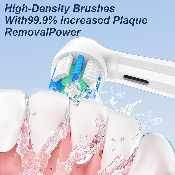 6 Pack IO Replacement Heads Compatible with Oral B iO 2 3 4 5 6 7 8 9 10 Deep Clean Series Electric Toothbrush Toothbrush Heads Compatible with Oral B iO for Cleans Your Teeth (White)