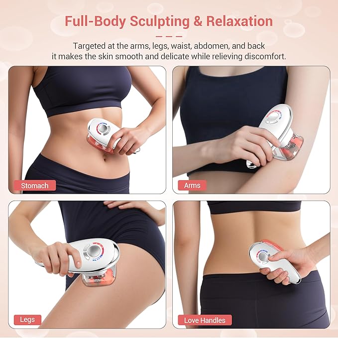 3-in-1 Body Sculpting Machine Body Sculptor Massager Reduce Stretch Marks &amp Cellulite Massagers Tool for Stomach Arms Legs Love Handles Effectively Tightens Skin