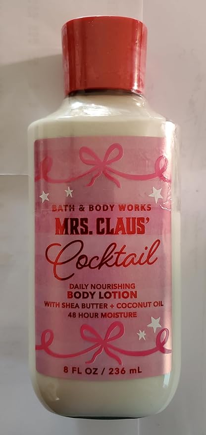 Bath &amp Body Works Mrs Claus Shower Gel Body Wash Body Lotion and Ultimate Hydration Body Cream 3 Piece Set