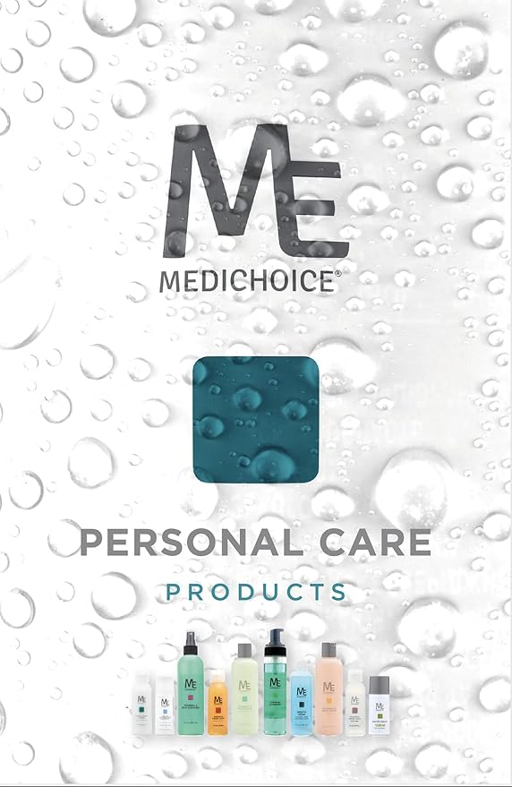 MediChoice No-Rinse Shampoo and Body Wash - Formula for Hair and Skin Rinse Free and Easy to Use Perfect for Travel 2 oz. PC9020 Case 144