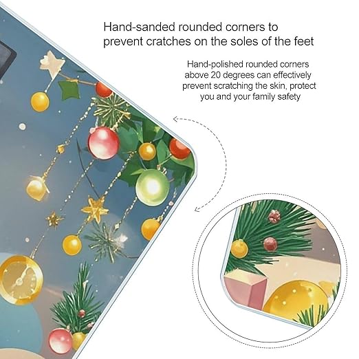 Tree Full of Lights Scale for Body Weight Digital Bathroom Scale Accurate Smart Weight Scales with Large Display Weighing Machine High Precision Scales