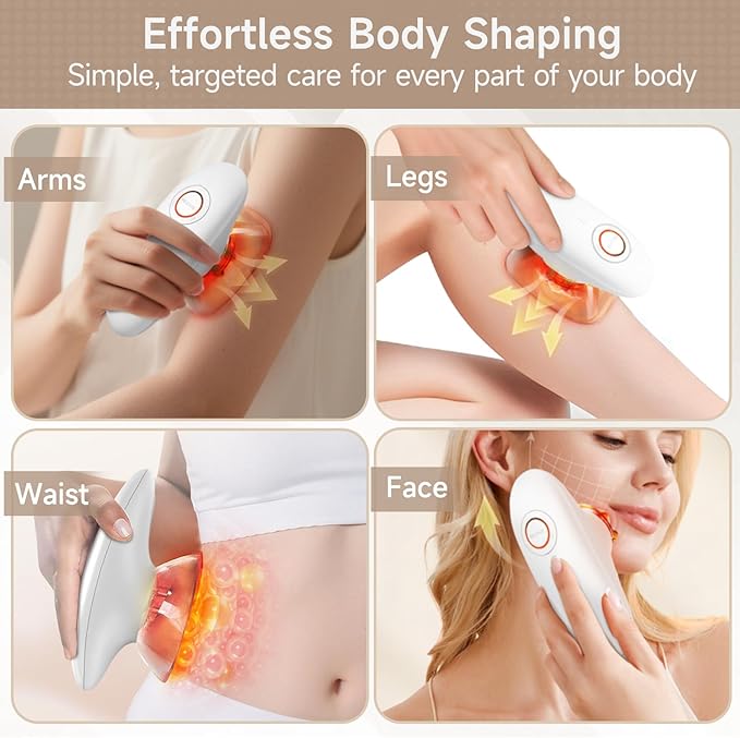 Body Sculpting Machine – 3-in-1 Cellulite Massage Tool for Arms Thighs and Belly – Portable and Easy to Use at Home