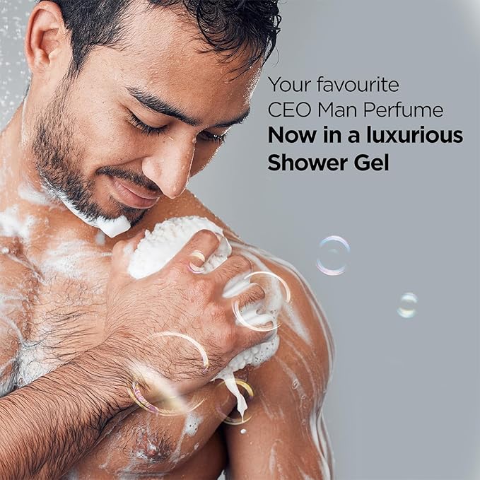 BVita Luxury CEO MAN Body Wash Refreshing Shower Gel for Deep Cleansing Hydrating &amp Moisturising Skin with Aloe Vera &amp Charcoal Powder 500 Ml