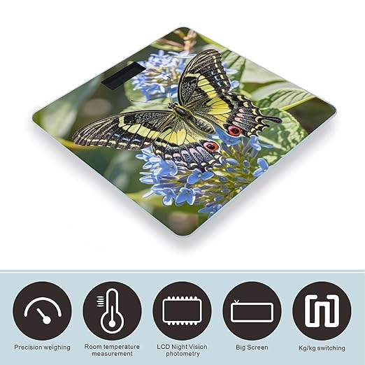 Nice Butterfly Scale for Body Weight Smart Scales Digital Bathroom Scale High Precision Weighing Scales with Large Display Weighing Machine for People