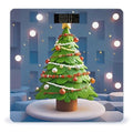 Simple Christmas Tree Scale for Body Weight Digital Bathroom Scale Toughened Glass High Precision Scales for Body Weight with Large LCD Backlight Display Weight Scales
