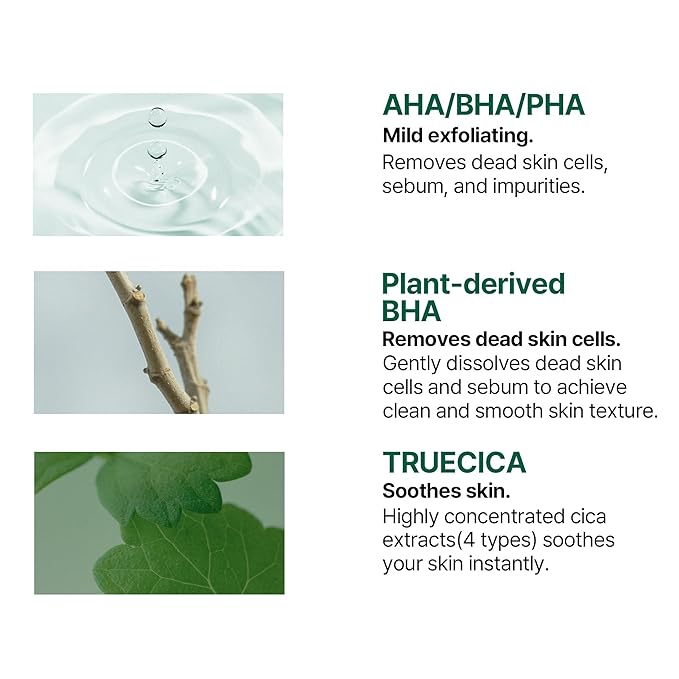 SOME BY MI AHA BHA PHA 30 Days Miracle Acne Clear Body Cleanser &amp AHA BHA PHA 30 Days Miracle Truecica Clear Pad