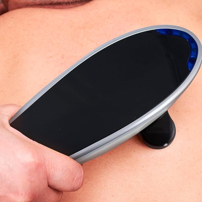 Rechargeable Handheld Back &amp Neck Massager for Pain Relief Deep Tissue - Electric Double Head - Electric Percussion Body Massage for Shoulder Leg Muscles Neck &amp Foot Massager - Full Body Ma