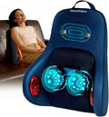 Shiatsu Neck and Back Massager with Heat Deep Tissue Massage Cushion for Pain Relief 20-Node Kneading Vibration &amp Infrared Heating Ergonomic Chair Back Massager for Home Office