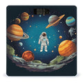 Outer Space Rocket AstronautScale for Body Weight with LCD High Precision Weighing Scales Fashion Sturdy Tempered Glass Weight Scales Easy-to-Read Digital Bathroom Scale for Daily 400lb
