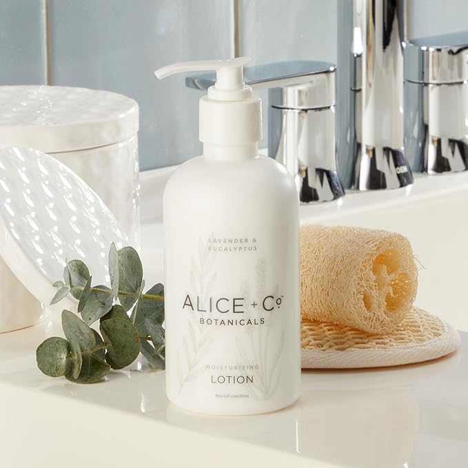 Alice + Co. Skin Care Bundle - Body Wash &amp Body Lotion - Lavender &amp Eucalyptus - 1 of Each