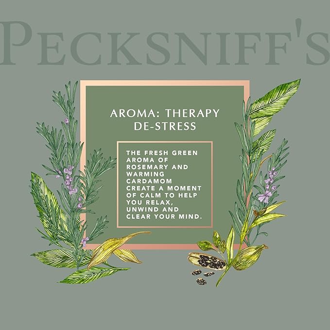Pecksniff's Aroma:Therapy De-Stress Bath Soak Decanter | 500ml/16.9 Fl Oz