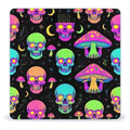 Automatic Switch Digital Bathroom Weighing Scale Smart Scale for Body Weight Trippy Moon Skulls Mushrooms