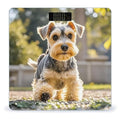 Digital Bathroom Scale for Body Weight Scale with Bright LCD Display High Accuracy Step-On Technology Auto On/Off Yorkie Puppy Digital Scales 400 Lbs /180kg