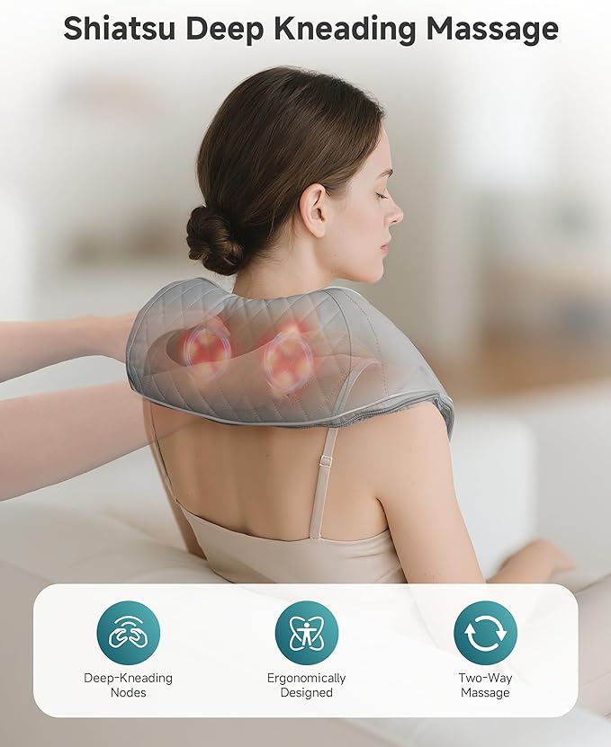 Snailax Foot Massager and Neck Massager Bundle