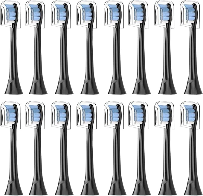 8-16pcs Toothbrush HeadsCompatible for HX3211 HX3281 HX6220 HX6211 HX6231 HX6250 HX6252 HX9322 HX9331 HX9334 HX6253 HX6530(16pcs)
