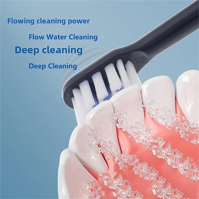 Compatible for Xiaomi Mijia 2/4/6Pcs Soft Bristles Replacement Toothbrush Heads - T700 Sonic Toothbrush Waterproof(D)
