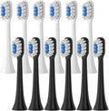 for T301 T302 T501 /501CSonic Toothbrush Head Soft Bristle Replacement Brush Heads(T301-302-WH-10Pcs)