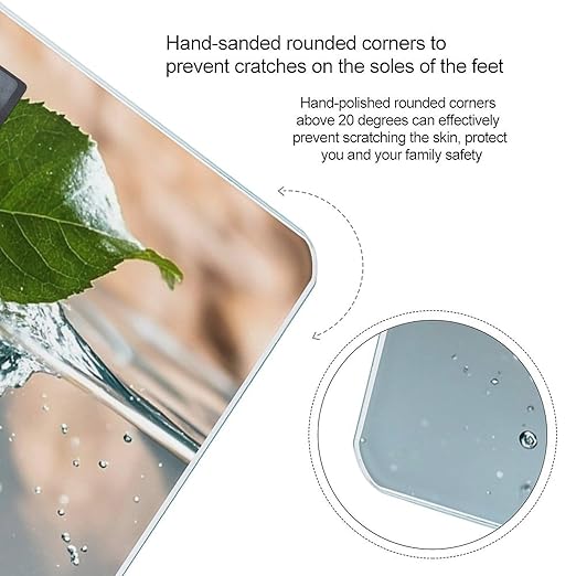 Peach Falling Into Water Scale for Body Weight Digital Bathroom Scale Accurate Smart Weight Scales with Large Display Weighing Machine High Precision Scales